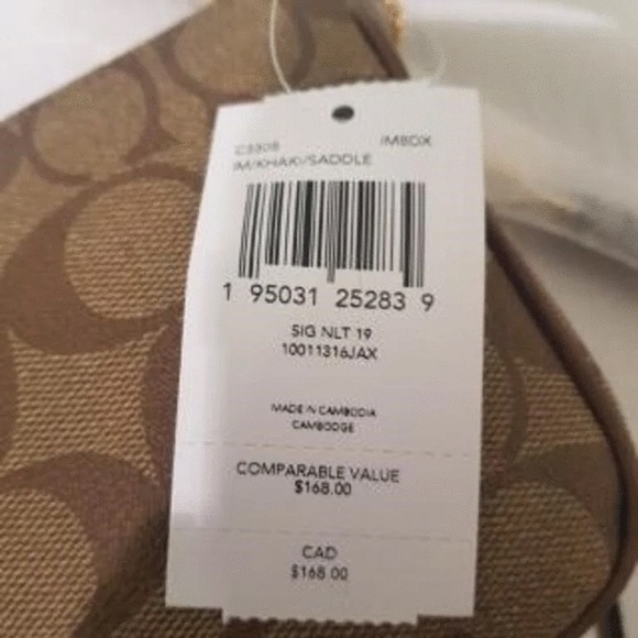 Coach C3308 IMBDX SIG NLT 19 brand new - Picture 2 of 3